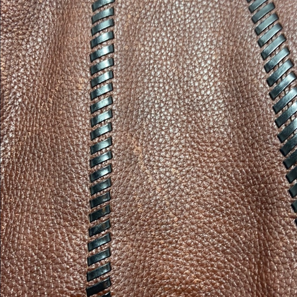 Auth Brighton Braided Handle Pebble Leather Purse - Picture 16 of 16